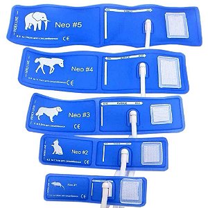 Kit Manguito / Braçadeira uso Veterinário 1 Via Tamanhos 1 ao 5