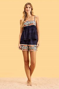 Bata Alcinha Localizada Denim