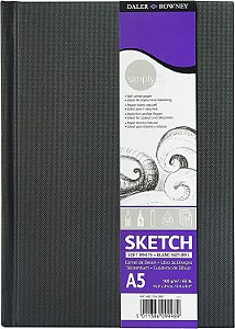 SketchBook A5 Simply Daler Rowney 100g com 54 Folhas - Canson