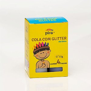 Cola Glitter com 04 cores 25g - Piratininga