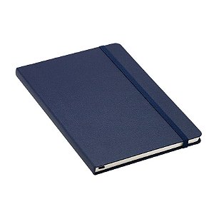 Caderneta Sem Pauta A5 Azul Marinho com 80 Folhas - Brw