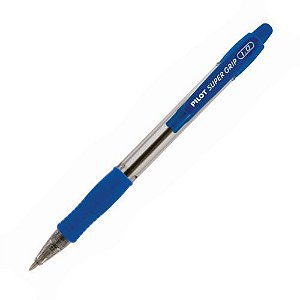 Caneta Esferográfica Super Grip 10-R 1.0mm Azul - Pilot