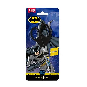 Tesoura Escolar Batman 13cm - Tris