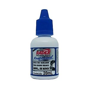 Tinta Reabastecedor para Pincel Quadro Branco Azul 20ml - Radex