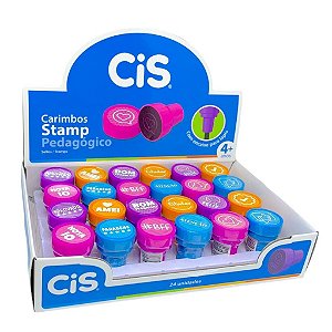 Carimbo Stamp Pedagogico Cis - Cx 24 Und
