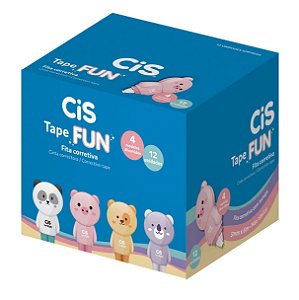 Fita Corretiva Tape Fun CIS - Cx 12 Und
