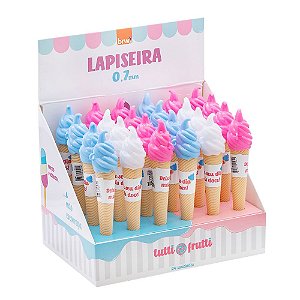 Lapiseira 0.7mm Ice Cream Tutti- Frutti BRW - Cx 24 Und