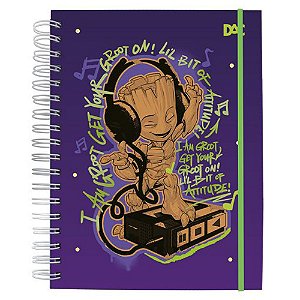 Caderno Smart Universitário Groot Guardiões Galáxia DAC