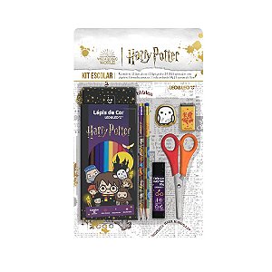 Kit Escolar Harry Potter Leo e Leo - Blister 6 Itens