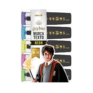 Marca Texto Harry Potter Leo e Leo - Estojo 5 Cores