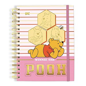 Caderno Smart Colegial 10 Matérias Ursinho Pooh DAC