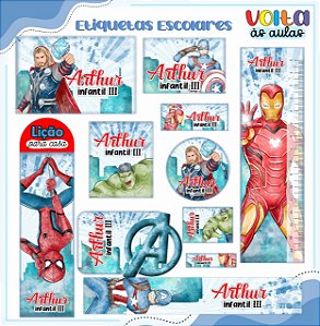 Kit Etiquetas escolares