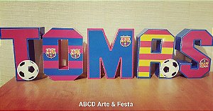 Letra 3D Personalizada