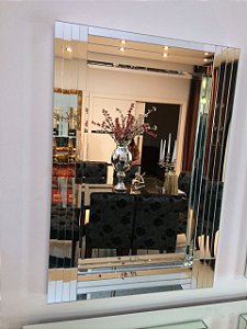 jogo 6 porta copos de mesa espelho artesanal quadrado 10 cm chique elegante  decoração premium bisotê em Promoção na Americanas