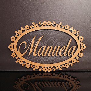 Placa / Moldura Personalizada Para Parede Vários Tamanhos / Materiais com o Nome ou Inicial que o Cliente Desejar