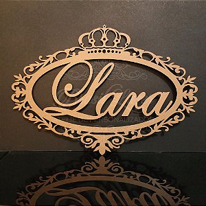 Placa / Moldura Personalizada Para Parede Vários Tamanhos / Materiais com o Nome ou Inicial que o Cliente Desejar