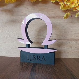 Decoração 3 D do SIGNO de LIBRA com Nome Personalizado - **Cor e tamanho são selecionados dentro do anuncio para ver cada preço**