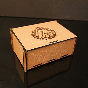 10 Caixinhas Em Mdf Com Gravação Na Tampa com Nome Personalizado 14,5cm x 9cm x 5,8cm