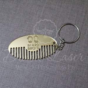 1 Chaveiro Personalizado para Lembrança Barbearia com Gravação a laser (Minimo 20 unidades por pedido) - Selecionar Material/cor dentro do anuncio