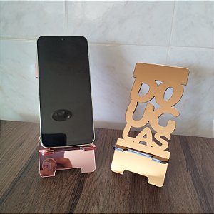 Suporta Para Celular Personalizado com Nome - * Variações de cor dentro do anuncio*