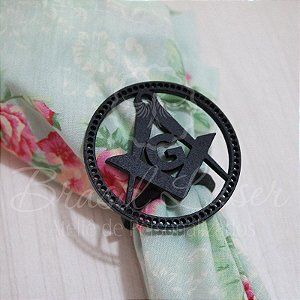 1 Porta Guardanapo Maçonaria em Mdf Personalizado  (Pintado e Sem Pintura) - #Quantidade Mínima: 20 unidades iguais#