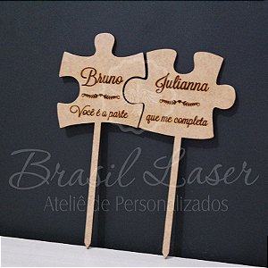 Quebra-Cabeça Personalizado de MDF 24 Peças - Brindes Personalizados