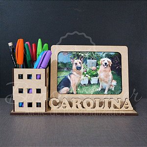 Porta Lápis e Canetas Personalizado em mdf - Opções de Pintado e sem pintura dentro do anuncio