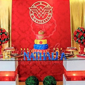 Brasão / Monograma Para Parede Mulher MM - Selecionar dentro do anuncio o Tamanho e Material