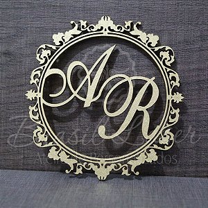 Brasão / Monograma Para Parede - Selecionar dentro do anuncio o Tamanho e Material