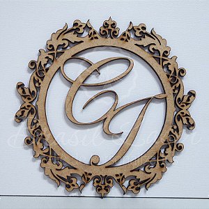 Brasão / Monograma Para Parede - Selecionar dentro do anuncio o Tamanho e Material