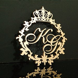 Brasão / Monograma Para Parede - Selecionar dentro do anuncio o Tamanho e Material