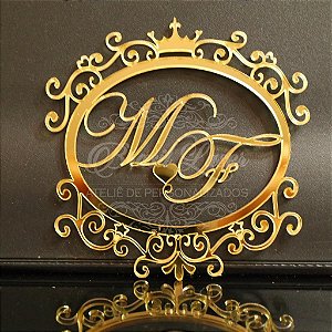 Brasão / Monograma Para Parede - Selecionar dentro do anuncio o Tamanho e Material