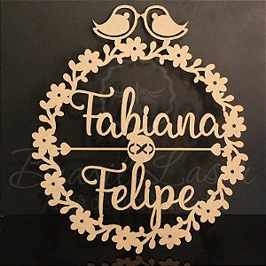 Brasão / Monograma Para Parede - Selecionar dentro do anuncio o Tamanho e Material