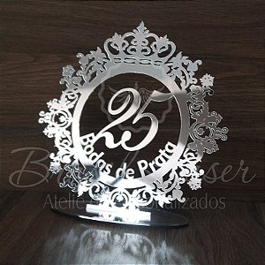 Topo De Bolo Decoração Aniversario 50 Anos Bodas De Ouro