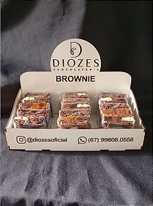 10 Expositores com Fundo mais Alto - Tamanho 27x16 cm em Mdf BRANCO com logomarca gravada