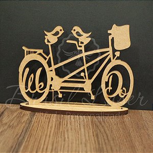 Topper de bolo Bike - Bicicleta