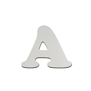 Letra à Escolher Mdf branco 3mm