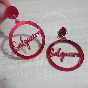 10 Pares de Brincos do Salgueiro 5 cm - Veja Materiais / Cores e Preços no Anúncio