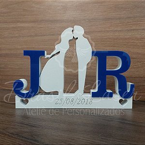 Decoração para Casamento com as Letras Personalizadas -  **Cor e tamanho são selecionados dentro do anuncio para ver cada preço**