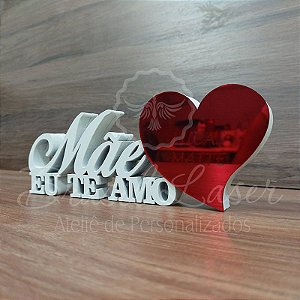 Decoração para Mãe / Mamãe / Dia das Mães com Nome Personalizado - **Cor e tamanho são selecionados dentro do anuncio para ver cada preço**