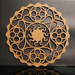 Mandala Quadro Decorativo em Mdf - Vários Tamanhos