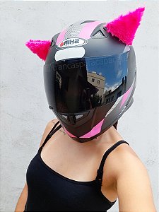 Orelhinhas para capacete pink