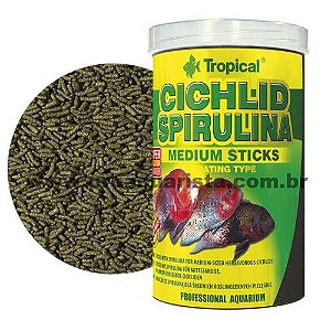 Tropical Cichlid Spirulina Medium Sticks 360g