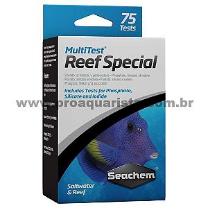 Seachem MultiTest Reef Special (Fosfato + Silicato + Iodo)