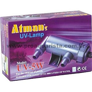 Atman UV Filter 5W 110V (lagos e aquários de 800 a 2500 litros)