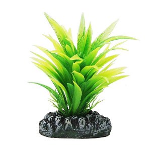 Soma Planta Artificial Plástica Sagitária Lisa 10cm