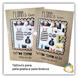 Tattoo Temporária Pirata