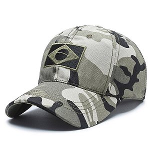 Boné Camuflado Brasil Patriota