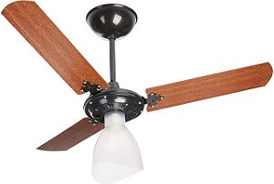 Ventilador de Teto Venti-Delta  3 Pás - 3 Velocidades Preto ou Branco