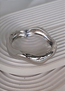 Bracelete Donatella Prateado - Banho Flash